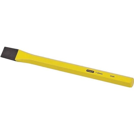 Stanley 16-291 Cold Chisel, 1 in Tip, 12 in OAL, Vanadium Steel Blade FMHT16577